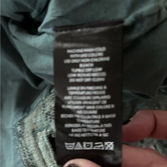 Free People Olive Green Embroidered Military Jacket - Picture 5 of 5